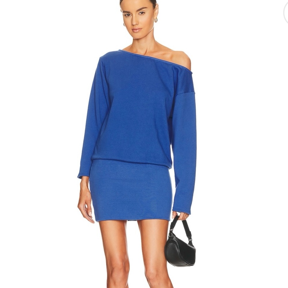 Sweatshirt dress in Navy